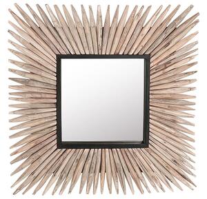 Nástenné zrkadlo Stavrola (svetlé drevo) . Vlastná spoľahlivá doprava až k Vám domov. 1075793