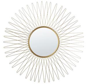 Nástenné zrkadlo Shonelle (zlatá) . Vlastná spoľahlivá doprava až k Vám domov. 1075798