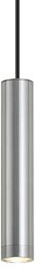 Dizajnové závesné svietidlo Gunmetal GU10 50mm IP44 - Tuba