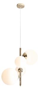 Aldex BLOOM | Elegantná závesná lampa so štyrmi tienidlami Farba: Chróm