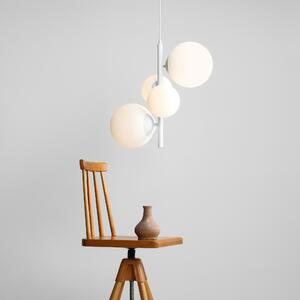 Aldex BLOOM | Elegantná závesná lampa so štyrmi tienidlami Farba: Biela