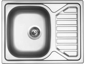 Nerezový drez Sinks OKIO 650 V 0,6mm matný