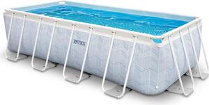 Intex_D Záhradný bazén INTEX 26780 Set Chevron Prism Frame 400x200x100 cm, kartušová filtrácia 26780