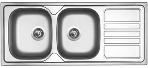 Set Sinks OKIO 1160 DUO V matný + batéria Sinks MIX 35 chróm