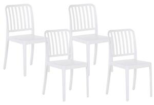 Set 4 ks záhradných stoličiek Sinnamon (biela) . Vlastná spoľahlivá doprava až k Vám domov. 1075860