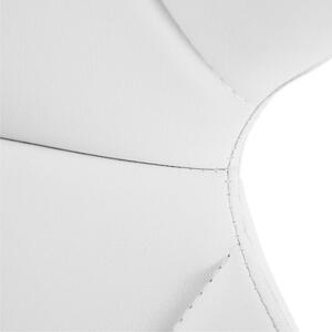 Elegantné kancelárske kreslo biele (k299508)