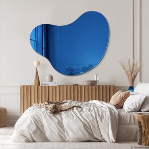 Zrkadlo Plama no.5 Blue Rozmer: 80 x 65 cm