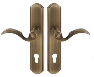 Kľučka Naturel Lyon cylindrický (WB) bronz česaný rozteč 72 mm LYONOGSKLKL72WB