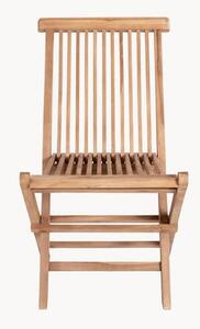 Skladacia záhradná stolička z tíkového dreva Toledo, 2 ks