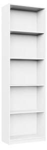 Regál Veroli (60x197x29 cm, biela)