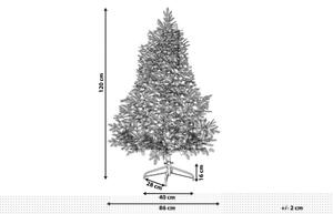 Vianočný stromček 120 cm Truett (zelená) (s osvetlením). Vlastná spoľahlivá doprava až k Vám domov. 1076066