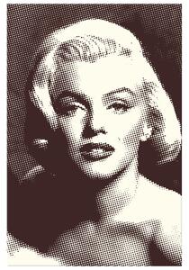 Gario Obraz na plátne Marilyn Monroe - Norma Jeane Mortenson Veľkosť: 40 x 100 cm