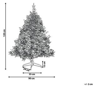 Vianočný stromček 120 cm Terach (biela) . Vlastná spoľahlivá doprava až k Vám domov. 1076177