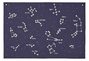 Látková mapa Constellation, Dark Blue – Ferm Living