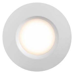 Nordlux TIAKI | kruhová stmievateľná LED bodovka IP65 Farba: Biela