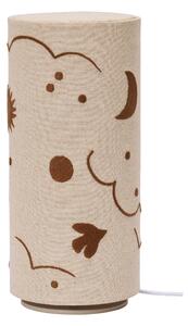 Stolná lampa Skye, Natural / Bronze – Ferm Living