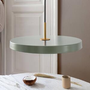 LED závesné svietidlo UMAGE Asteria Medium svetlozelená/mosadz Ø 43 cm, Zelená, Obývacia izba / jedáleň, Hliník, Dizajn, Závesné svietidlo