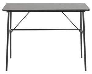 Písací stôl Durango (100x55x75 cm, čierna)