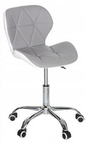 Kancelárska stoličky NERO Biela + šedá