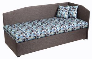 Váľanda Liberty 90x200, pravý roh, hnedá