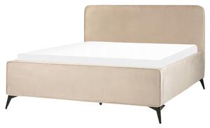 Manželská posteľ 160 cm Vardiel (sivobéžová) (s roštom). Vlastná spoľahlivá doprava až k Vám domov. 1076317