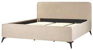 Manželská posteľ 180 cm Vardiel (sivobéžová) (s roštom). Vlastná spoľahlivá doprava až k Vám domov. 1076318