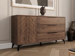 Mirjan24 Komoda Siprynt Bis 1D3SZ, Farby: orech okapi 5903211481161
