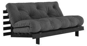 Tmavosivá rozkladacia pohovka 160 cm Roots Black Night – Karup Design