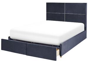 Manželská posteľ 140 cm Vissarion (čierna) (s roštom a úložným priestorom). Vlastná spoľahlivá doprava až k Vám domov. 1076393