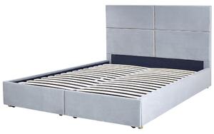 Manželská posteľ 180 cm Vissarion (sivá) (s roštom a úložným priestorom). Vlastná spoľahlivá doprava až k Vám domov. 1076398