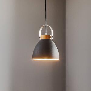 Závesná lampa Bergen, 1-plameňová, grafit