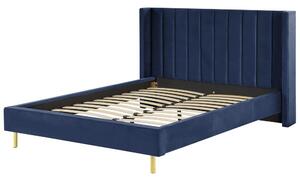 Manželská posteľ 160 cm Vue (modrá) (s roštom). Vlastná spoľahlivá doprava až k Vám domov. 1076446