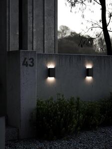 Nordlux FOLD 15 | moderné nástenné vonkajšie LED svietidlo Farba: Mosadz