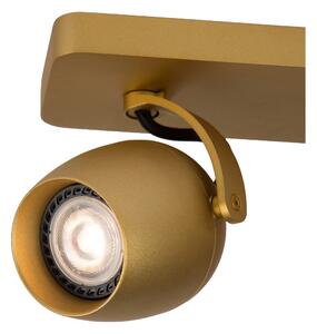 LUCIDE Stropné LED svietidlo Preston Gold 2x5W 2200K/3000K