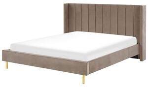 Manželská posteľ 180 cm Vue (sivobéžová) (s roštom). Vlastná spoľahlivá doprava až k Vám domov. 1076449