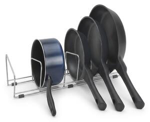 METALTEX Držiak / stojan na panvice a pekáče - POT&PAN, 6 pozícií, 16 x 45 x 13 cm