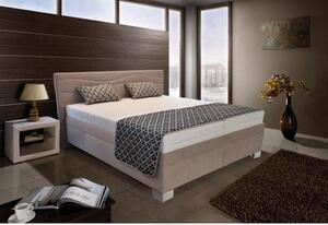 Čalúnená posteľ Windsor 160x200, béžová, bez matraca