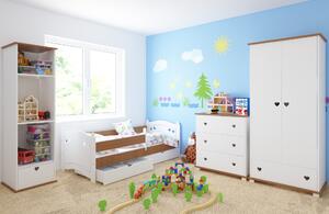 BabyBeds Zostava do detskej izby srdiečka Farebné prevedenie: Modrá
