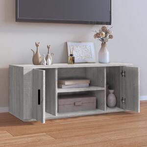 TV skrinka sivý dub sonoma 100x35x40 cm spracované drevo