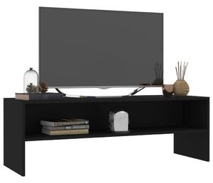 TV skrinka, čierna 120x40x40 cm, kompozitné drevo