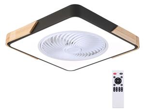 Brilagi-LED stmievateľné svietidlo s ventilátorom LED/30W/230V 3000-6500K čierna