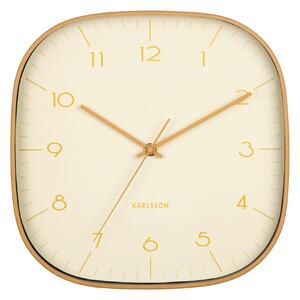 NÁSTENNÉ HODINY žltá 29 cm Karlsson - Hodiny, Online Only