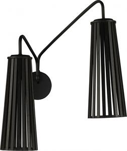 Nowodvorski DOVER BLACK II 9265 | drevená nástenná lampa