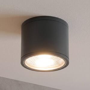 ORION LED bodové svetlá Sputnik IP65 Ø 14,5 cm čierna, Čierna, Kúpeľňa, Hliník, Moderný, Závesné svietidlo