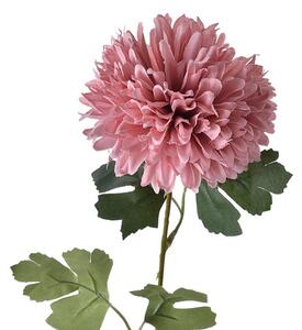 Dekorácia umelý kvet s tmavo ružovým kvetom - 10*10*54 cm - Clayre & Eef