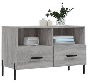TV skrinka sivý dub sonoma 80x36x50 cm spracované drevo