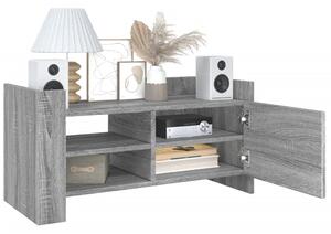 TV skrinka sivá sonoma 80x35x40 cm kompozitné drevo