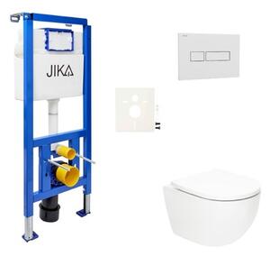 Závesný WC set do ľahkých stien / predstenová SAT Fusion SIKOJSTORFU1
