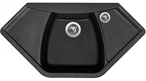 Granitový drez Sinks NAIKY 980 Pureblack