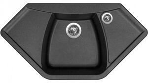 Granitový drez Sinks NAIKY 980 Metalblack